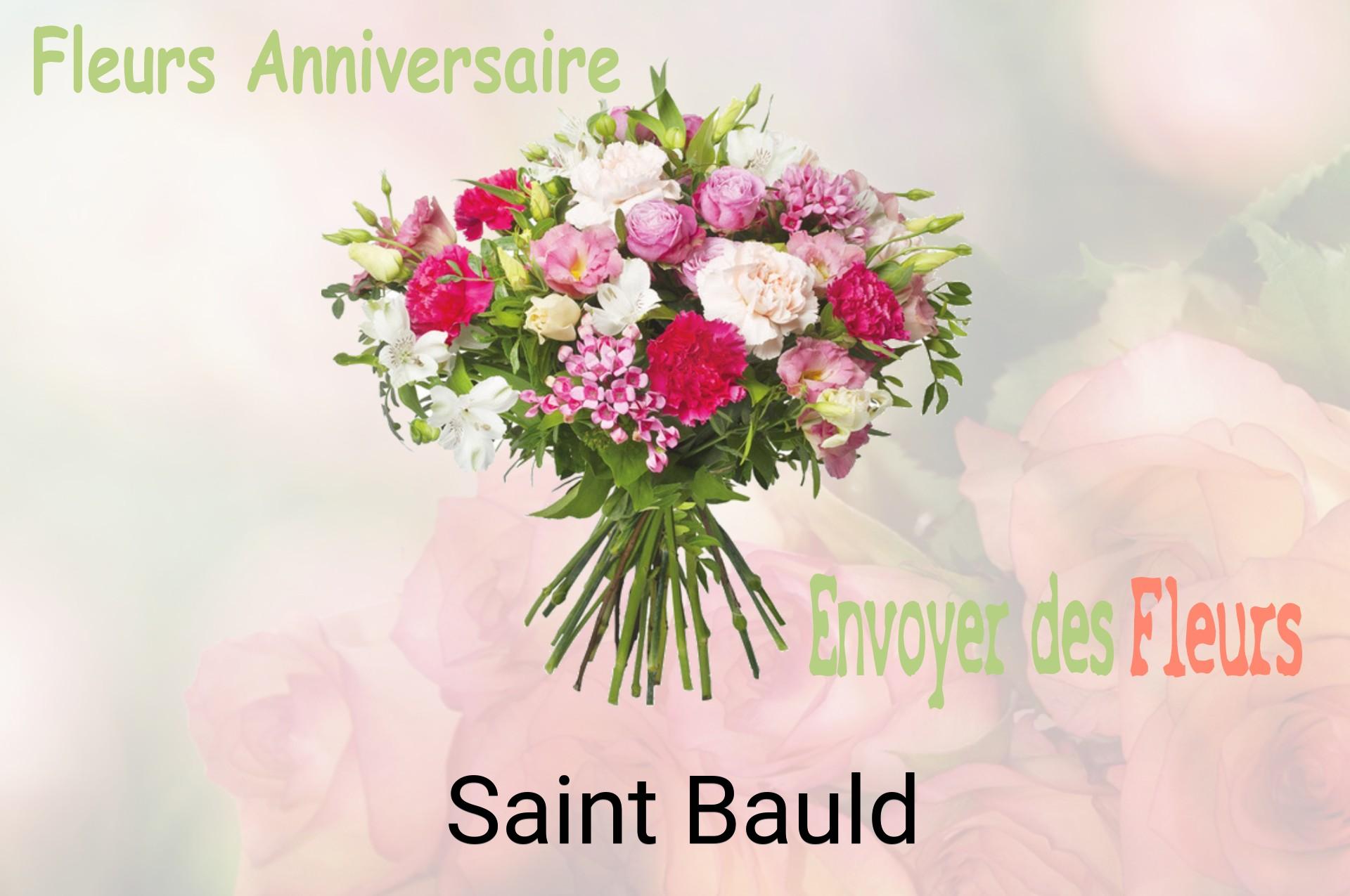 Bouquet de fleurs d’anniversaire livré à Saint-Bauld